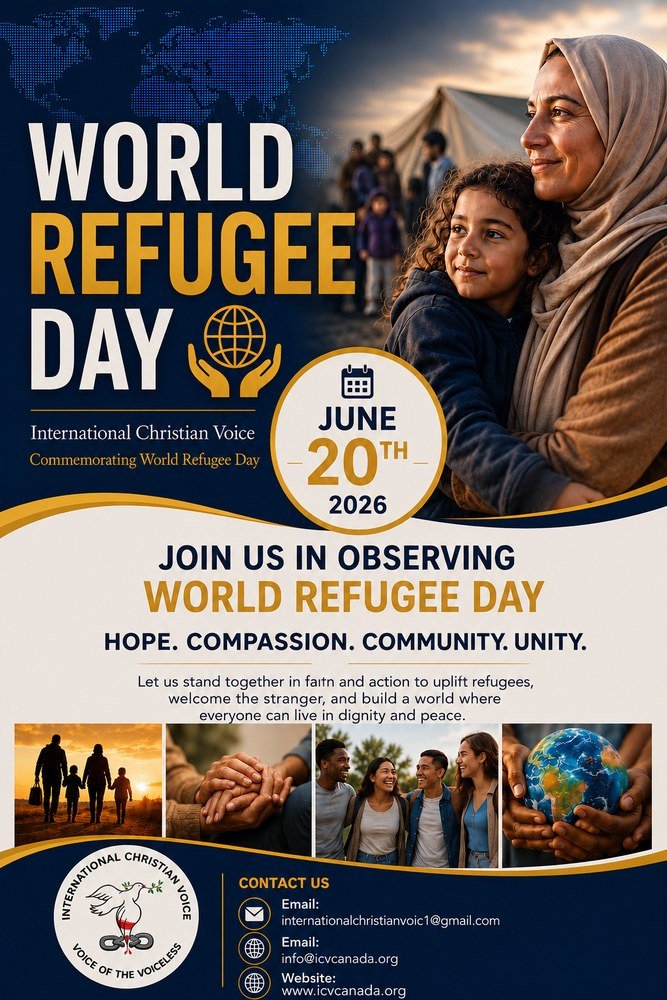 World Refugee Day 2026 — International Christian Voice